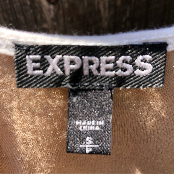 Express - White Lace Tank Top - Size Small Petite - Picture 13 of 15